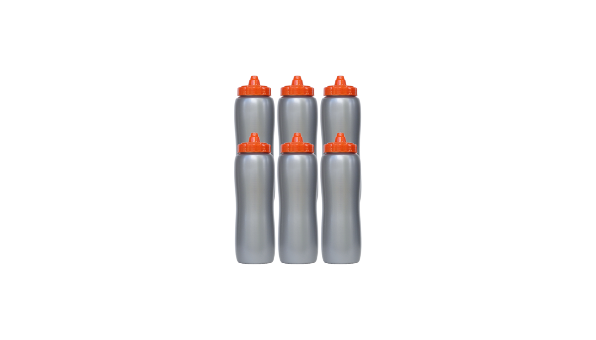 32 oz non labeled contour squeeze bottles 6 per package