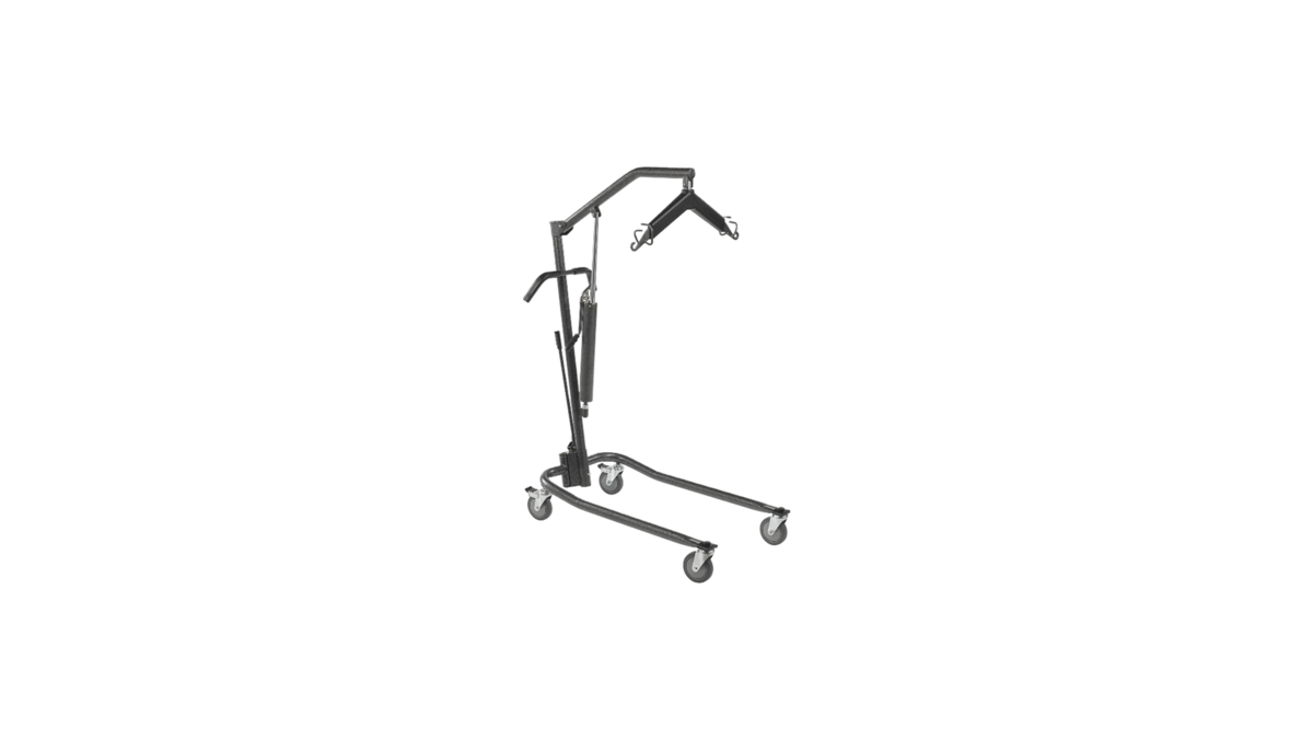 Manual hydraulic patient lift