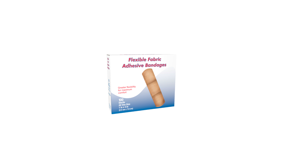 1in x 3in flexible fabric adhesive bandages