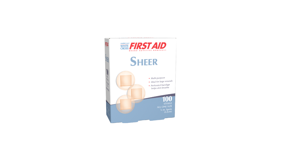Order 78 Spot Sheer Adhesive Bandages 100 Per Box Cornerstone Health Supply
